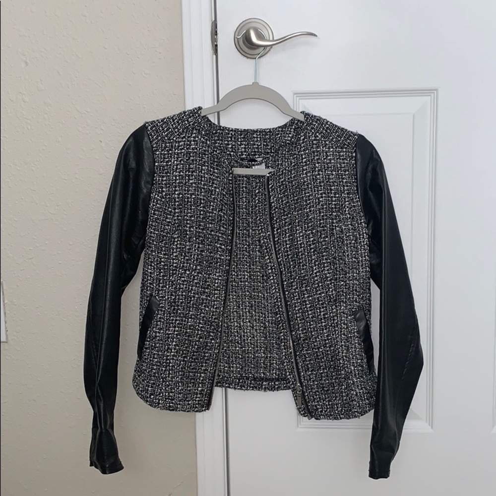 H&M Black and Gray Jacket